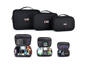BUBM 3pcs/Set Padded Travel Office Cord Cable Gear Organizer Electronics Accessories Bag Gadget Carry Pouch BUBM 3pcs/Set Padded Travel Office Cord Cable Gear Organizer Electronics Accessories Bag Gadget Carry Pouch