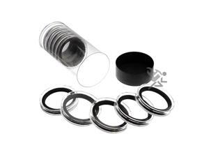 Queen’s Beast Coin Capsules Air-Tite Holders High Relief 38mm Black Ring 10 Pack 