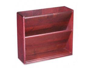 Carver Hardwood Double Wall File, Letter, Two Pocket, Mahogany Carver Hardwood Double Wall File, Letter, Two Pocket, Mahogany