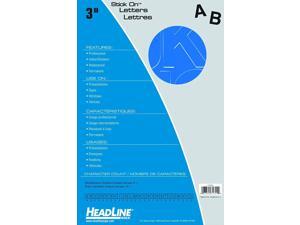 Headline Sign 31314 Stick-On Vinyl Letters, Blue, 3-Inch Headline Sign 31314 Stick-On Vinyl Letters, Blue, 3-Inch