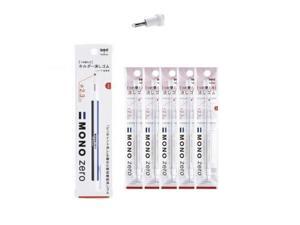 Tombow MONO Zero Eraser, 2.3mm Round Tip Pen-Style Eraser & 5 packs (10 pieces) of Refills Value Set Tombow MONO Zero Eraser, 2.3mm Round Tip Pen-Style Eraser & 5 packs (10 pieces) of Refills Value Set