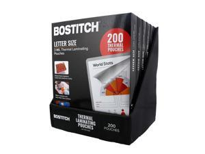 Bostitch Thermal Laminating Pouches 8.5 in x 11 in, 3 mil - 200 pk. Bostitch Thermal Laminating Pouches 8.5 in x 11 in, 3 mil - 200 pk.