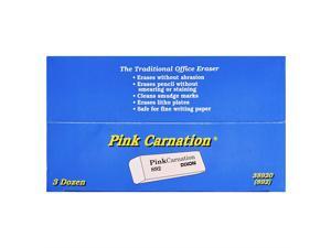 Dixon Pink Carnation Erasers, Small, 2" x 3/4" x 7/16", Box of 36 Erasers (38920) Dixon Pink Carnation Erasers, Small, 2" x 3/4" x 7/16", Box of 36 Erasers (38920)