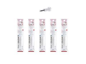 Tombow MONO Zero Pen-Style Eraser Refill Round Tip 5pack 10refills Tombow MONO Zero Pen-Style Eraser Refill Round Tip 5pack 10refills