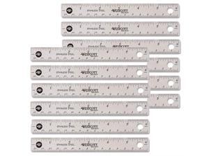 Westcott 10414 Stainless Steel Office Ruler with Non Slip Cork Base, 6" - 12 Pack Westcott 10414 Stainless Steel Office Ruler with Non Slip Cork Base, 6" - 12 Pack