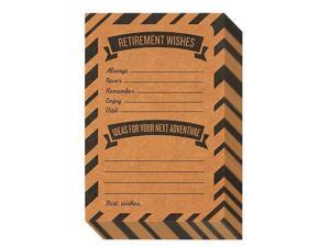 Retirement Card – 50-Pack Happy Retirement Cards Bulk, Retirement Well Wish and Advice Cards, Includes Envelopes, Perfect for Retirement Parties, 4 x 6 Inches, Kraft Retirement Card – 50-Pack Happy Retirement Cards Bulk, Retirement Well Wish and Advice Cards, Includes Envelopes, Perfect for Retirement Parties, 4 x 6 Inches, Kraft