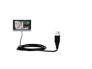 Compact and retractable USB Power Port Ready charge cable designed for the Garmin nuvi 57 58 LM LMT and uses TipExchange 