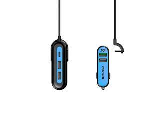 RapidX RXX5USBBPL X5 Plus Car Charger 5 USB Ports QC 3.0/Type C Blue RapidX RXX5USBBPL X5 Plus Car Charger 5 USB Ports QC 3.0/Type C Blue