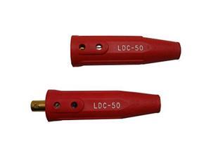 Lenco 05431 LDC-50 Red Dinse Style Cable Connectors Set Lenco 05431 LDC-50 Red Dinse Style Cable Connectors Set