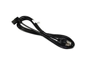 Power Cord - NEMA 5-15P to C13 Right Angle, 18AWG, 10A, 125V, 3-Prong, Black, 10ft (1 Pcs) Power Cord - NEMA 5-15P to C13 Right Angle, 18AWG, 10A, 125V, 3-Prong, Black, 10ft (1 Pcs)