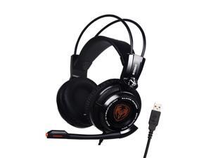 SOMIC G941 Gaming Headset For PS4, PC and Laptop, 7.1 Virtual Surround Sound USB Lightweight Over Ear Headphone with Mic,Volume Control,LED(Black) SOMIC G941 Gaming Headset For PS4, PC and Laptop, 7.1 Virtual Surround Sound USB Lightweight Over Ear Headphone with Mic,Volume Control,LED(Black)