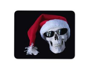 Personalized Christmas Skull mosue pad-Non-Slip Rubber Mousepad-Applies to Games,Home, School,Office Mouse pad