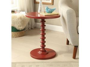 ACME Acton End Table in Red ACME Acton End Table in Red