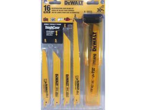 DEWALT - DW4899 - 16-Piece Bi-Metal Reciprocating Saw Blade Set DEWALT - DW4899 - 16-Piece Bi-Metal Reciprocating Saw Blade Set