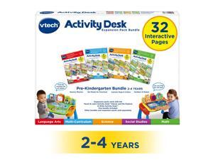VTech Activity Desk 4-in-1 Pre-Kindergarten Expansion Pack Bundle for Age 2-4 VTech Activity Desk 4-in-1 Pre-Kindergarten Expansion Pack Bundle for Age 2-4