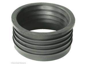 Fernco Rubber 3" X 3" Cast-iron Soil Pipe To PVC Drain Waste Vent Hub Adapter
