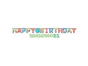 Multicolor 2.5 oz Amscan 369162 Happy Birthday Type Confetti 