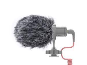 YOUSHARES Microphone Deadcat Windscreen - Outdoor Wind Shield Mic Windshield Muff Fur Custom Fit for Rode VideoMicro and VideoMic Me Me-L