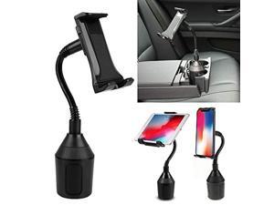 YWECAN Car Cup Holder Phone Tablet Mount for iPhone Xs/XS Max/X/8/7 Plus & 7"-10.5" Tablets, Universal Car Cradles Adjustable Gooseneck for Apple iPhone iPad Pro Air Mini, Samsung Galaxy Tab YWECAN Car Cup Holder Phone Tablet Mount for iPhone Xs/XS Max/X/8/7 Plus & 7"-10.5" Tablets, Universal Car Cradles Adjustable Gooseneck for Apple iPhone iPad Pro Air Mini, Samsung Galaxy Tab
