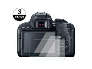 3/" 3 Pack Camera LCD Screen Protector Film For CANON EOS 800D