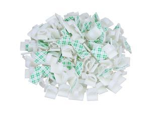 Akstore 100 PCS Adhesive Cable Clips Self-Adhesive Wire Clips Cable Wire Management Wire Cable Holder Clamps Cable Tie Holder for Car, Office and Home (White) Akstore 100 PCS Adhesive Cable Clips Self-Adhesive Wire Clips Cable Wire Management Wire Cable Holder Clamps Cable Tie Holder for Car, Office and Home (White)