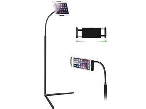 Tablet Floor Stand, Gooseneck Long Arm Cell Phone Holder Mount for 7-13inch Tablet iPad, Including ipad Pro/Mini/Air, Samsung Galaxy Tab,Kindle Black Tablet Floor Stand, Gooseneck Long Arm Cell Phone Holder Mount for 7-13inch Tablet iPad, Including ipad Pro/Mini/Air, Samsung Galaxy Tab,Kindle Black