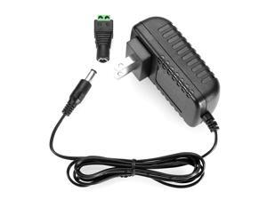 LE Power Adapter, 2A, AC 100-240V to DC 12V Transformer, 24W Switching Power Supply, US Plug Power Converter for LED Strip Light and More LE Power Adapter, 2A, AC 100-240V to DC 12V Transformer, 24W Switching Power Supply, US Plug Power Converter for LED Strip Light and More