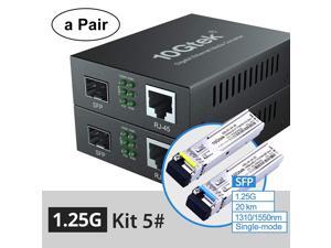 a Pair of 1.25G Bidi Media Converter(kit #5), SFP Slot, with a Pair Bidi SFP Module, SMF, 20-km a Pair of 1.25G Bidi Media Converter(kit #5), SFP Slot, with a Pair Bidi SFP Module, SMF, 20-km