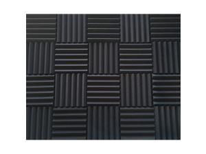 Soundproofing Acoustic Studio Foam - Wedge Style Acoustic Foam Panels 12"x12"x2" Tiles - 4 Pack - DIY