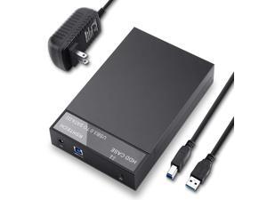 RSHTECH Hard Drive Enclosure USB 3.0 to SATA External Hard Drive Docking Station for 3.5 inch SATA I/II/III HDD SSD Up to 12TB Support UASP (Black) RSHTECH Hard Drive Enclosure USB 3.0 to SATA External Hard Drive Docking Station for 3.5 inch SATA I/II/III HDD SSD Up to 12TB Support UASP (Black)