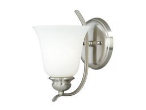 Vaxcel W0089 Darby 1-Light Vanity Light, Satin Nickel Vaxcel W0089 Darby 1-Light Vanity Light, Satin Nickel