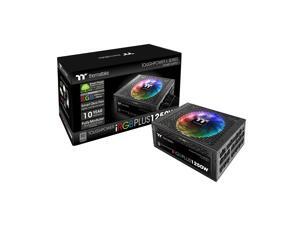 Thermaltake Toughpower iRGB Plus 1250W 80+ Titanium Smart Zero 16.8 Million Colors RGB Fan Fully Modular Haswell/Kaby Lake/Digital SLI/Crossfire Ready Power Supply PS-TPI-1250DPCTUS-T Thermaltake Toughpower iRGB Plus 1250W 80+ Titanium Smart Zero 16.8 Million Colors RGB Fan Fully Modular Haswell/Kaby Lake/Digital SLI/Crossfire Ready Power Supply PS-TPI-1250DPCTUS-T