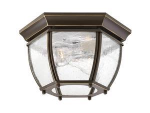 Progress Lighting P6019-20 Traditional Two Light Flush Mount from Roman Coach Collection Dark Finish, Antique Bronze Progress Lighting P6019-20 Traditional Two Light Flush Mount from Roman Coach Collection Dark Finish, Antique Bronze