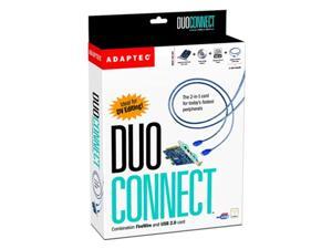 Adaptec DuoConnect 3-Port USB 2.0 & 2-Port FireWire PCI Combo Card ( PC / Mac ) Adaptec DuoConnect 3-Port USB 2.0 & 2-Port FireWire PCI Combo Card ( PC / Mac )