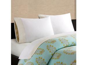 Echo 230 Thread Count Paros Sheet Set, Twin, White Echo 230 Thread Count Paros Sheet Set, Twin, White