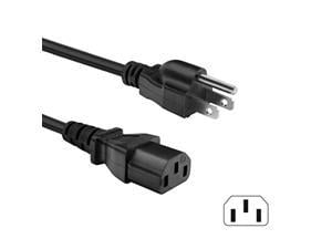 BENSN UL Listed 18 AWG 3 Prong Plug AC Cable for Samsung Toshiba LG Sharp Sony AOC BenQ Acer Asus ViewSonic Dell Compaq Computer Monitor and LCD TV Epson Printer 5 Ft PC Power Cord