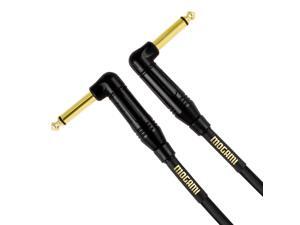Mogami Gold INSTRUMENT-01RR Guitar Pedal Effects Instrument Cable, 1/4" TS Male Plugs, Gold Contacts, Right Angle Connectors, 10 Inch Mogami Gold INSTRUMENT-01RR Guitar Pedal Effects Instrument Cable, 1/4" TS Male Plugs, Gold Contacts, Right Angle Connectors, 10 Inch