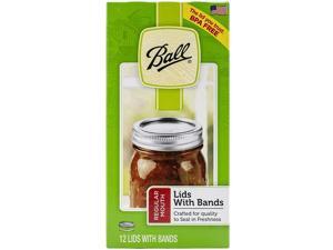 Ball Mason Jar Regular Mouth Lids and Bands (12-Pack) Ball Mason Jar Regular Mouth Lids and Bands (12-Pack)