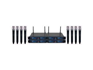 VocoPro UDHCHOIR8EIGHT CHANNEL UHF HandHeld Wireless Microphone Package with Mic-on-chip technology VocoPro UDHCHOIR8EIGHT CHANNEL UHF HandHeld Wireless Microphone Package with Mic-on-chip technology