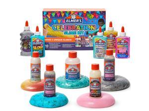 Elmer’S Celebration Slime Kit | Slime Supplies Include Assorted Magical Liquid Slime Activators and Assorted Liquid Glues, 10 Count Elmer’S Celebration Slime Kit | Slime Supplies Include Assorted Magical Liquid Slime Activators and Assorted Liquid Glues, 10 Count