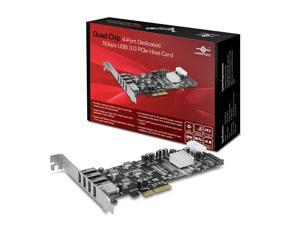 Vantec Quad Chip 4-Port Dedicated 5Gbps USB 3.0 PCIe Host Card (UGT-PCE430-4C) Vantec Quad Chip 4-Port Dedicated 5Gbps USB 3.0 PCIe Host Card (UGT-PCE430-4C)