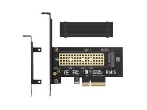 M.2 NVME to PCIe 3.0 x4 Adapter with Aluminum Heatsink Solution M.2 NVME to PCIe 3.0 x4 Adapter with Aluminum Heatsink Solution