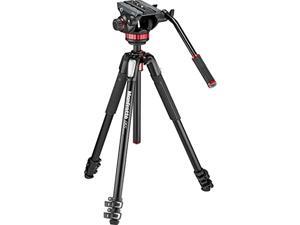 Manfrotto MVK502055XPRO3 Photo Video Hybrid Kit with 502 Series Head, Black Manfrotto MVK502055XPRO3 Photo Video Hybrid Kit with 502 Series Head, Black