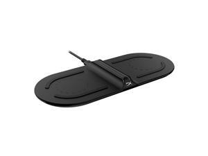 HyperX Chargeplay Base - Qi Wireless Charger, Qi, Dual Wireless Charging Pads Charge Up to Two Devices, Battery Indicators, AC Wall Adapter, Compatible with Qi-Enabled Devices, HX-CPBS-A HyperX Chargeplay Base - Qi Wireless Charger, Qi, Dual Wireless Charging Pads Charge Up to Two Devices, Battery Indicators, AC Wall Adapter, Compatible with Qi-Enabled Devices, HX-CPBS-A