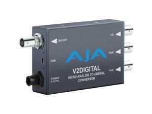 AJA V2Digital Component/Composite Analog to HD/SD-SDI Mini-Converter AJA V2Digital Component/Composite Analog to HD/SD-SDI Mini-Converter