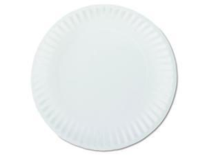 AJM Packaging PP9GREWH 9" White Paper Plates Green Label (10 Packs of 100) AJM Packaging PP9GREWH 9" White Paper Plates Green Label (10 Packs of 100)