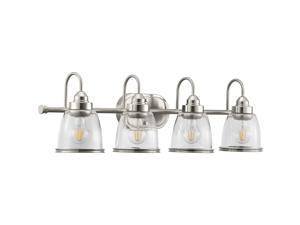 Progress Lighting P300181-009 Saluda Bath & Vanity, Nickel Progress Lighting P300181-009 Saluda Bath & Vanity, Nickel