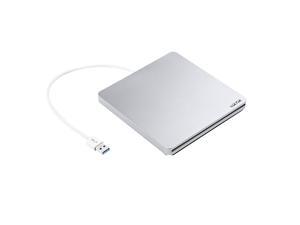 VikTck USB External DVD CD Drive Writer/Rewriter/USB CD Burner for MacBook Pro Laptop/Desktops/Win 7/8.1/10 (Silver) VikTck USB External DVD CD Drive Writer/Rewriter/USB CD Burner for MacBook Pro Laptop/Desktops/Win 7/8.1/10 (Silver)
