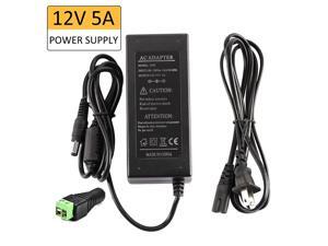 LEDMO Power Supply, Transformers,LED Adapter, 12V, 5A Max, 60 Watt Max, for LED Strip LEDMO Power Supply, Transformers,LED Adapter, 12V, 5A Max, 60 Watt Max, for LED Strip
