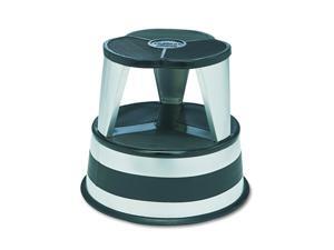 Cramer 1001-01 Kik Rolling Step Stool, Silvertone Cramer 1001-01 Kik Rolling Step Stool, Silvertone